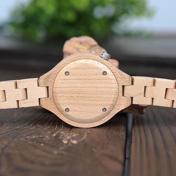 WW01 - Pine Wood Modern Minimalist Watch