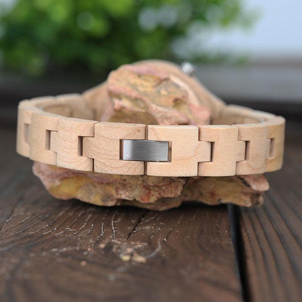 WW01 - Pine Wood Modern Minimalist Watch