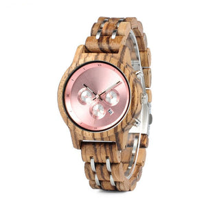 MW03 - Zebra Wood Watch