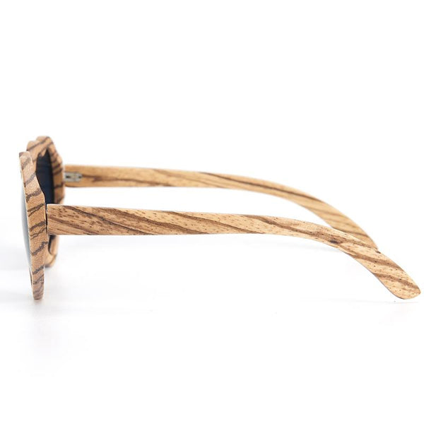 SG28 - Zebra Wood Polarized Sunglasses