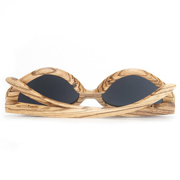 SG28 - Zebra Wood Polarized Sunglasses