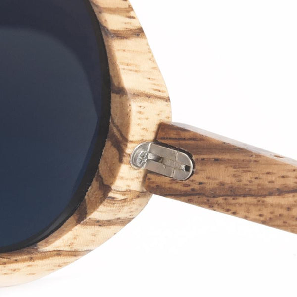 SG28 - Zebra Wood Polarized Sunglasses