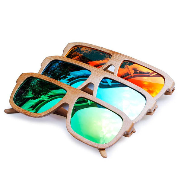 SG01 - Bamboo Wooden Polarized Sunglasses (3 Colors Available)