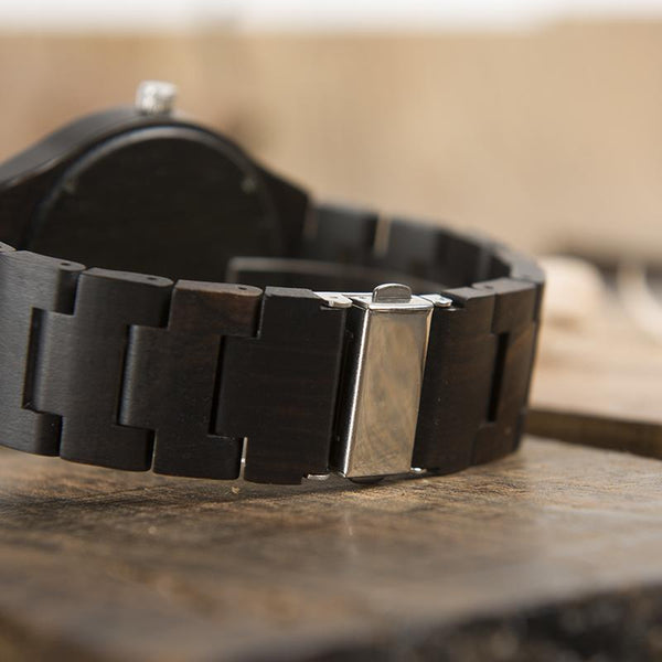 MW30 - Ebony Wood Watch