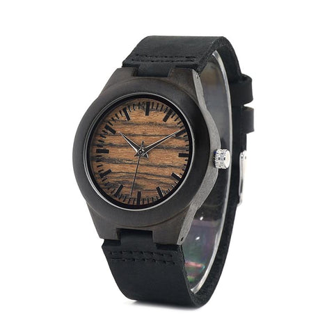 LW19 - Ebony Wood Watch