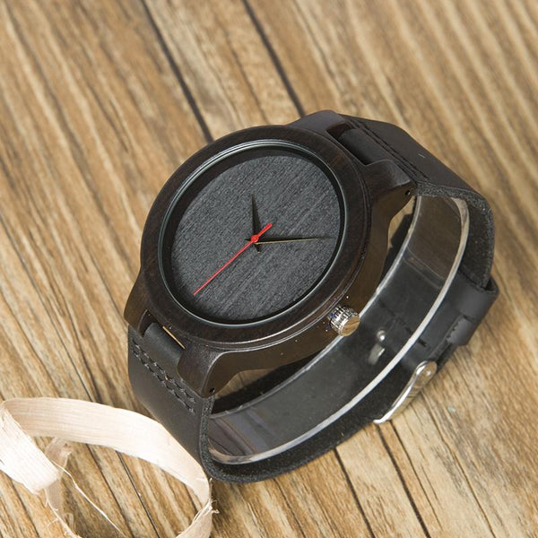LW14 - Ebony Wood Watch