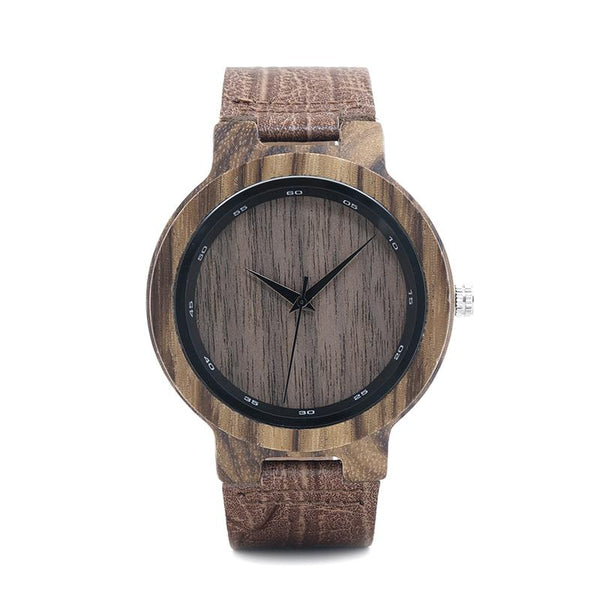 LW01 - Zebra Wood Watch