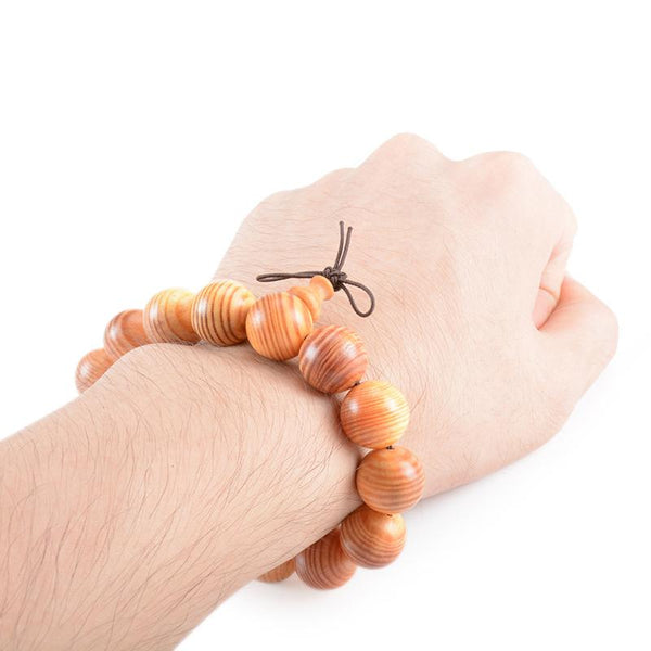 WB09 - Indonesian Blood Dragon Wooden Bracelet