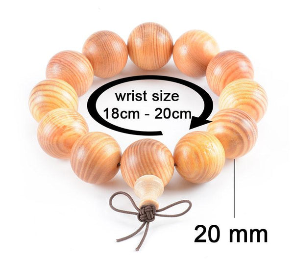 WB09 - Indonesian Blood Dragon Wooden Bracelet