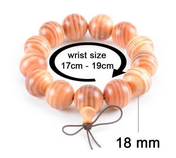 WB09 - Indonesian Blood Dragon Wooden Bracelet