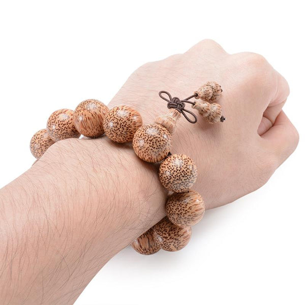 WB08 - Golden Bamboo Wooden Bracelet