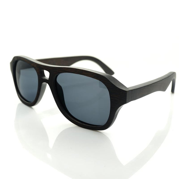 SG04 - Black Bamboo Wooden Polarized Sunglasses (5 Colors Available)