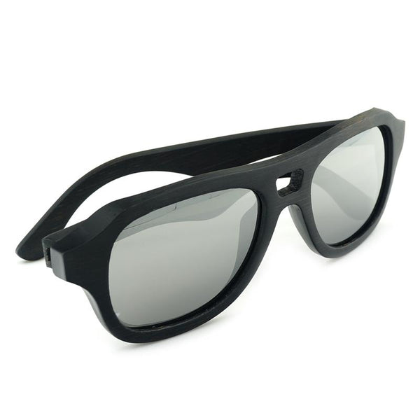 SG04 - Black Bamboo Wooden Polarized Sunglasses (5 Colors Available)
