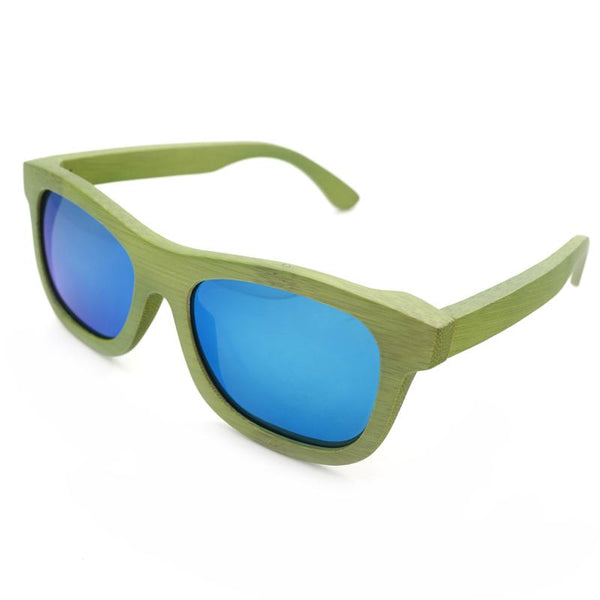 SG03 - Green Bamboo Wooden Polarized Sunglasses (4 Colors Available)