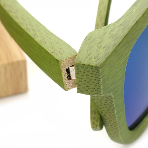 SG03 - Green Bamboo Wooden Polarized Sunglasses (4 Colors Available)