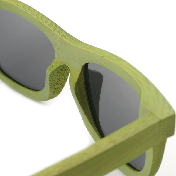 SG03 - Green Bamboo Wooden Polarized Sunglasses (4 Colors Available)