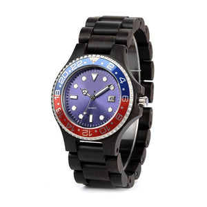 MW09 - Ebony Wood + Bamboo Watch