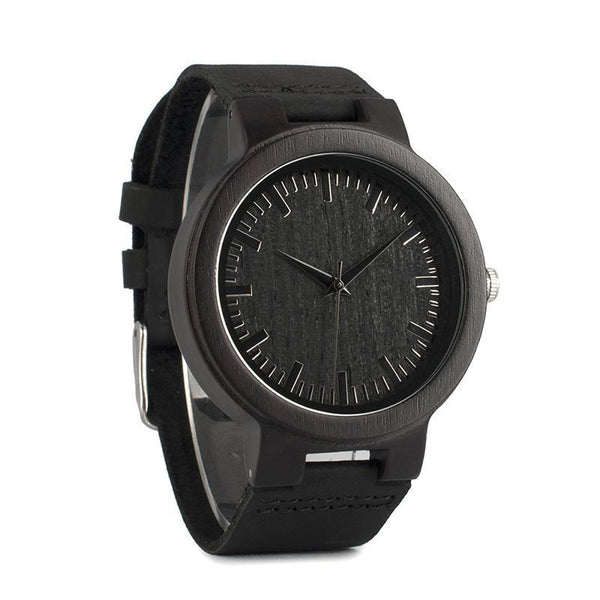 LW22 - Ebony Wood Watch