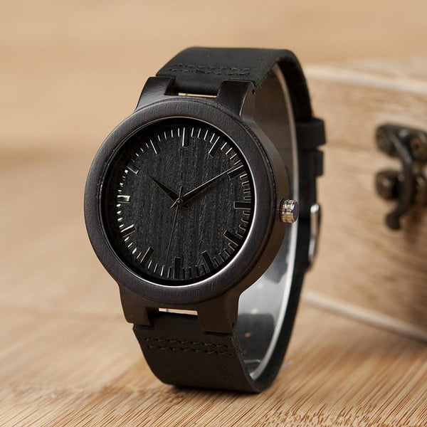 LW22 - Ebony Wood Watch
