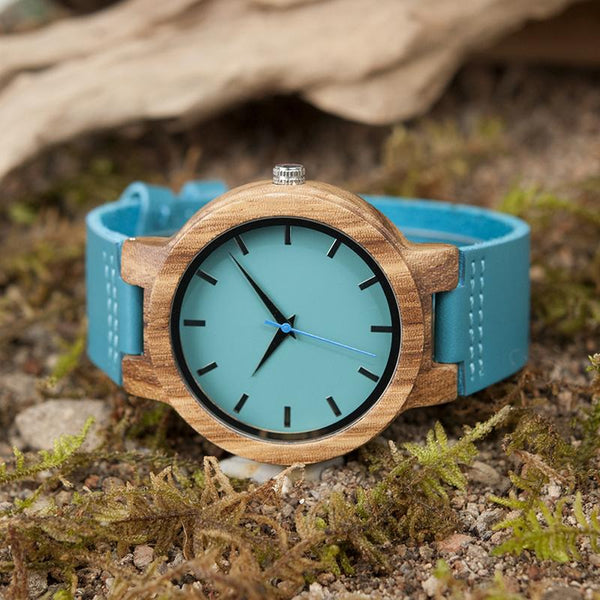LW08 - Zebra Wood Watch