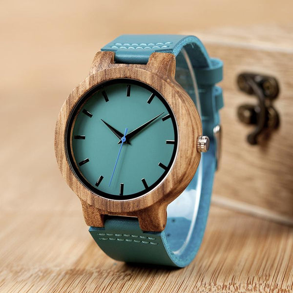 LW08 - Zebra Wood Watch