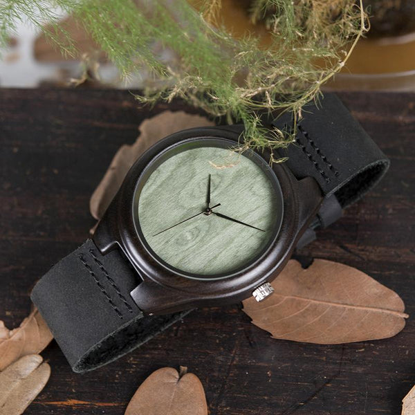 LW10 - Ebony Wood Watch