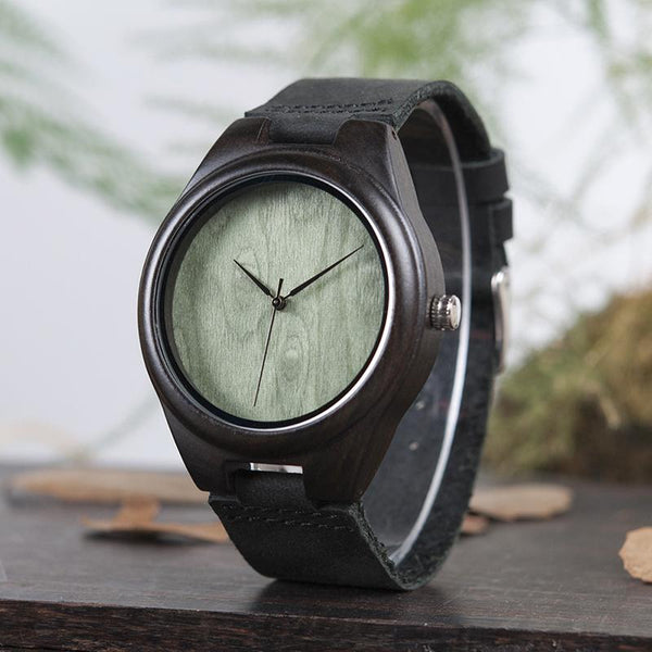 LW10 - Ebony Wood Watch