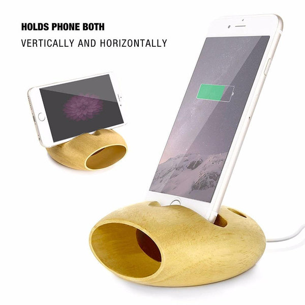 ECO Friendly Modern Design Charging Dock Sound Amplifier for iPhone X 8 7 6 SE Plus and more.