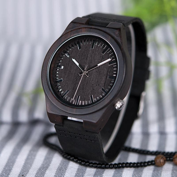 LW20 - Ebony Wood Watch