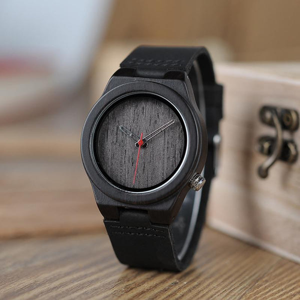 LW18 - Ebony Wood Watch