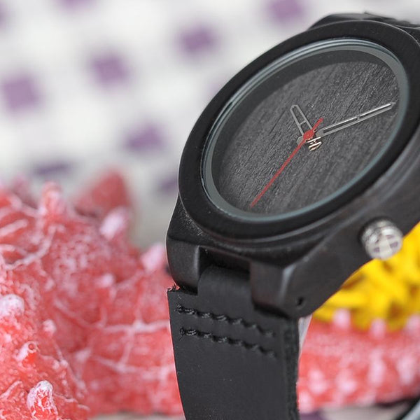 LW18 - Ebony Wood Watch