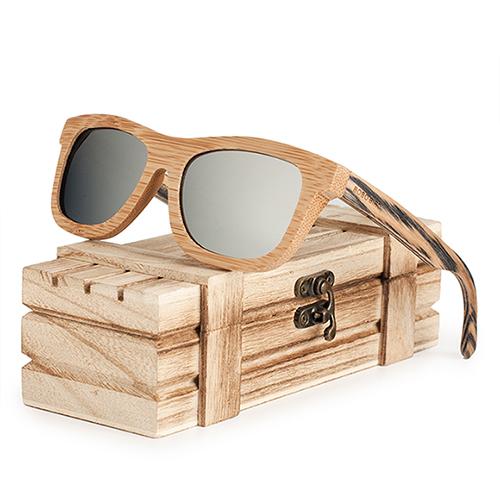 SG25 - Bamboo Wooden Polarized Sunglasses