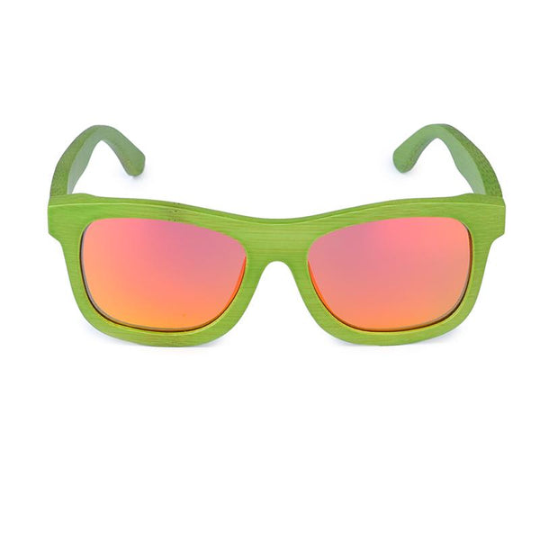 SG15 - Green Bamboo Wooden Polarized Sunglasses (2 Colors Available)