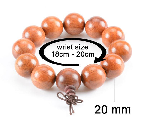 WB12 - Myanmar Scented Rosewood Bracelet