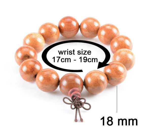 WB12 - Myanmar Scented Rosewood Bracelet
