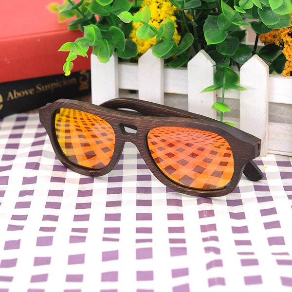 SG11 - Black Bamboo Polarized Sunglasses
