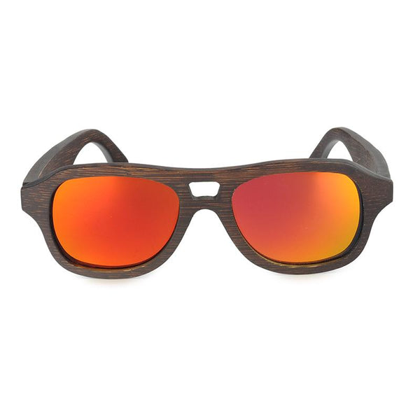 SG11 - Black Bamboo Polarized Sunglasses