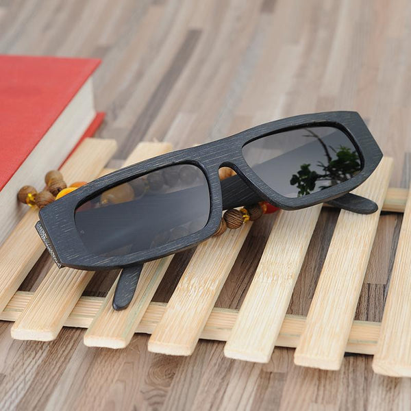 SG06 - Ebony Wood Polarized Sunglasses