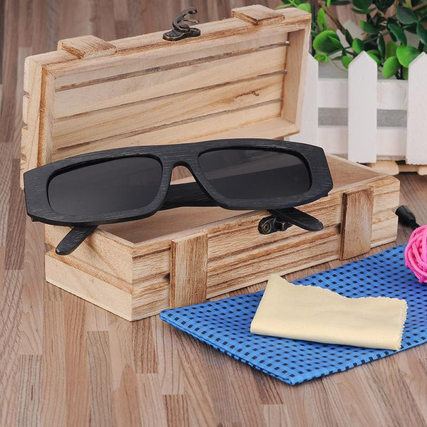 SG06 - Ebony Wood Polarized Sunglasses