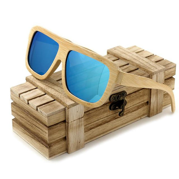 SG01 - Bamboo Wooden Polarized Sunglasses (3 Colors Available)