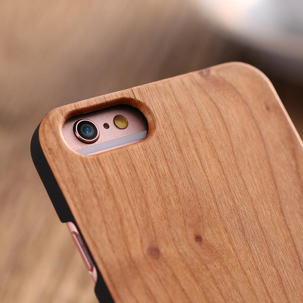 ECO Friendly Wood Phone Cases For iPhone 8 7 6 6s 5 5s SE X  & Samsung S6 S7 S8 Edge Shell