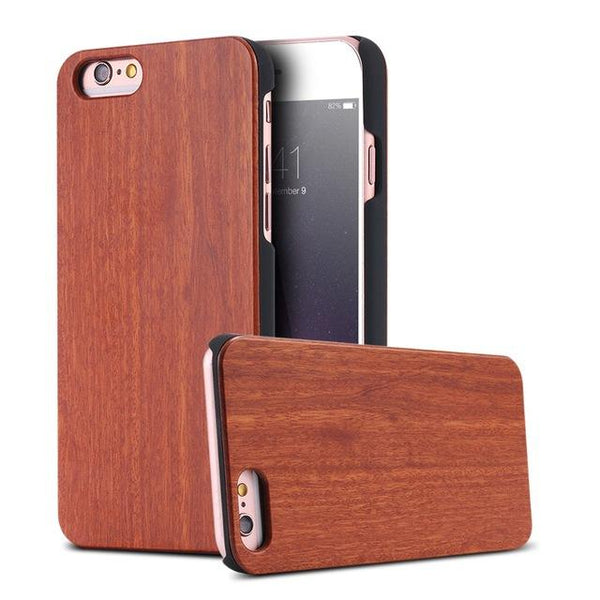 ECO Friendly Wood Phone Cases For iPhone 8 7 6 6s 5 5s SE X  & Samsung S6 S7 S8 Edge Shell