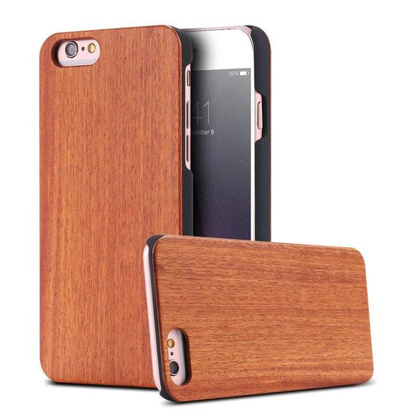ECO Friendly Wood Phone Cases For iPhone 8 7 6 6s 5 5s SE X  & Samsung S6 S7 S8 Edge Shell