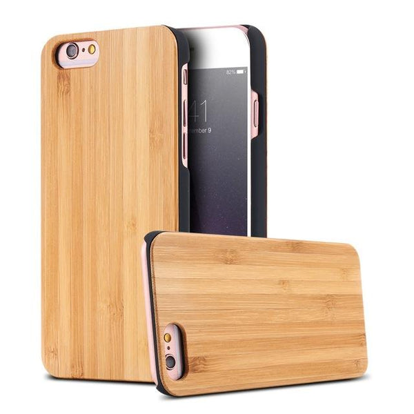 ECO Friendly Wood Phone Cases For iPhone 8 7 6 6s 5 5s SE X  & Samsung S6 S7 S8 Edge Shell