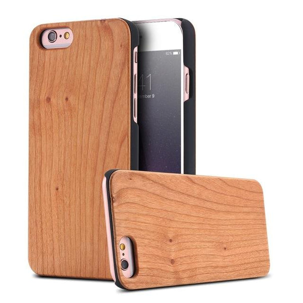 ECO Friendly Wood Phone Cases For iPhone 8 7 6 6s 5 5s SE X  & Samsung S6 S7 S8 Edge Shell